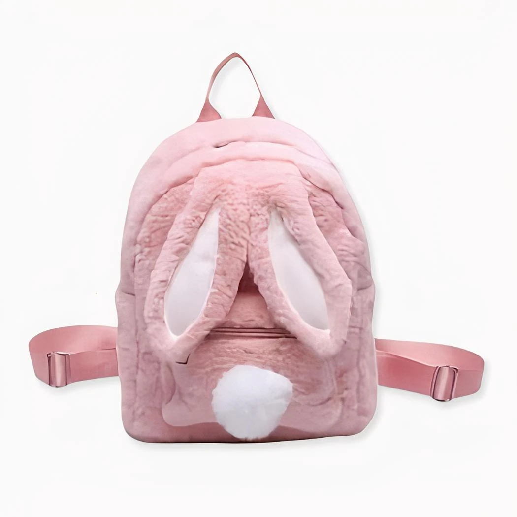 Sac à Dos Peluche Oreilles De Lapin Pour Enfant