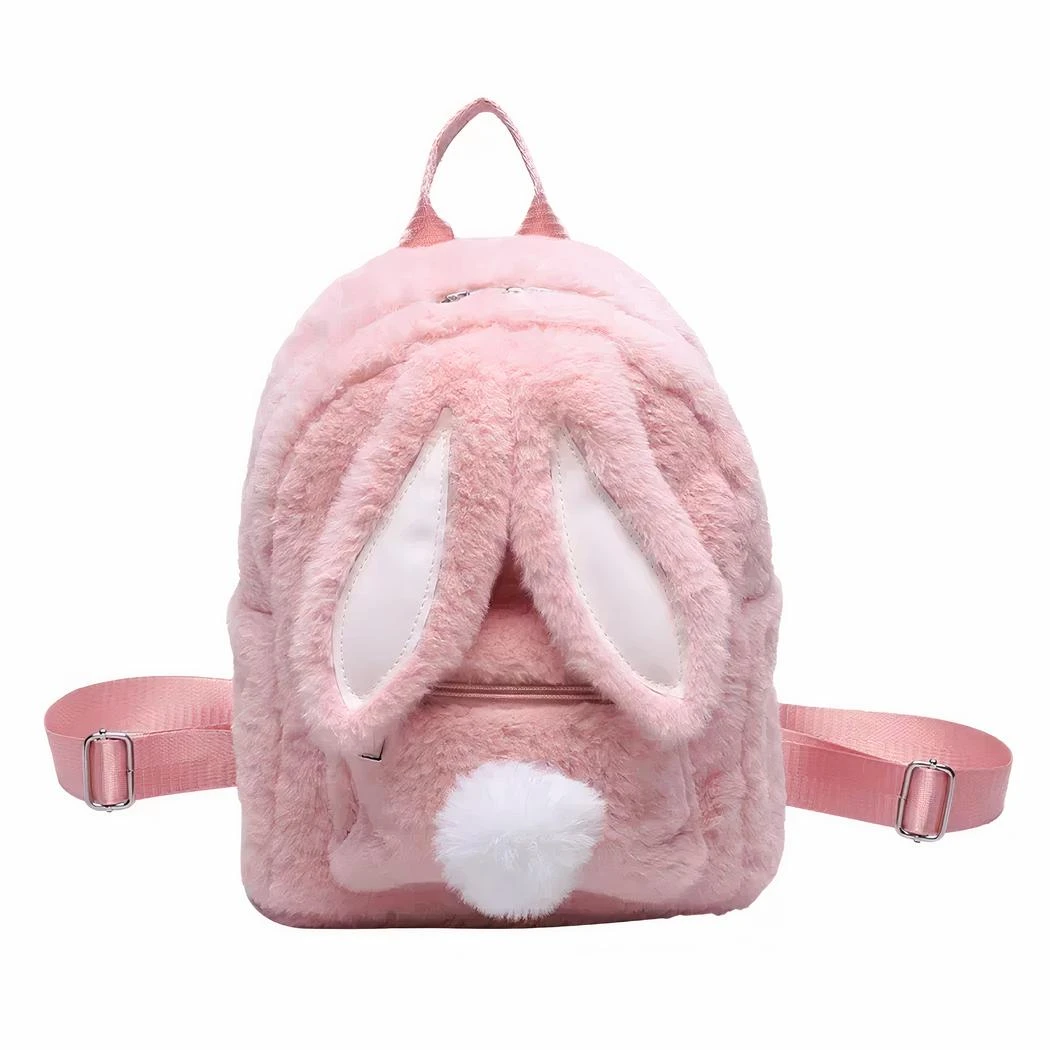 Sac à Dos Peluche Oreilles De Lapin Pour Enfant – Image 3