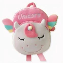 Petit Sac à Dos En Peluche D’une Licorne Souriante