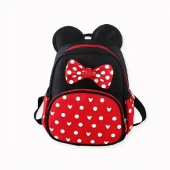 Petit Sac à Dos Minnie Mouse Rouge Et Noir