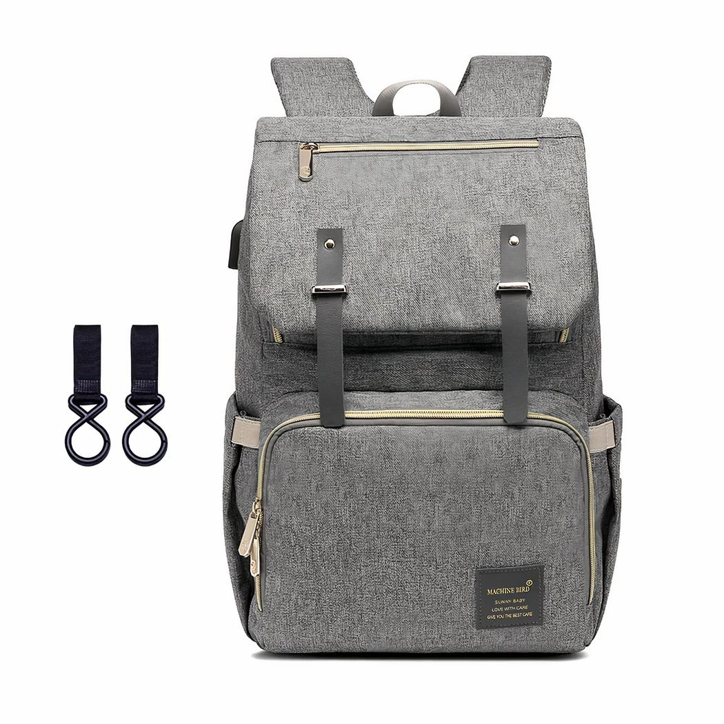 Sac à Langer Avec Crochets Pour Poussette – Image 3