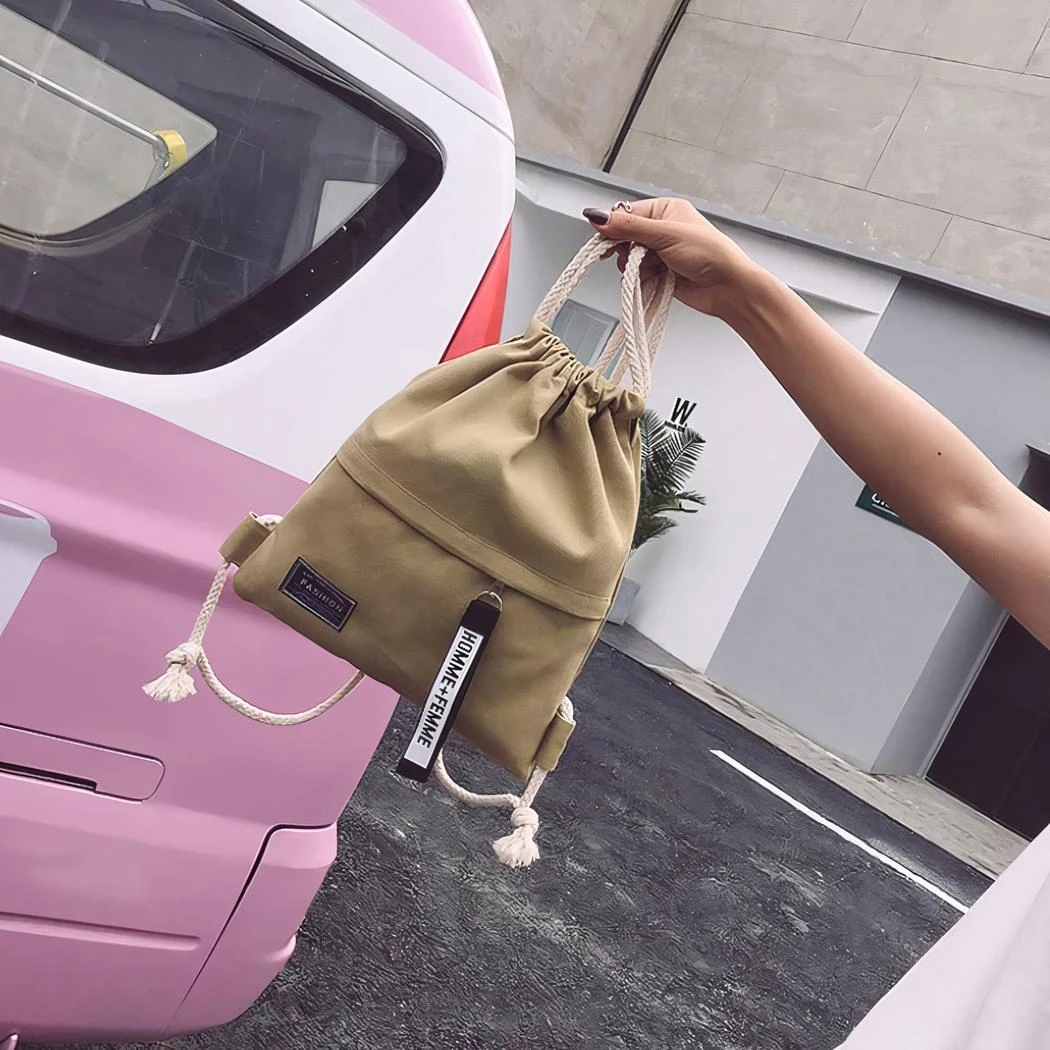 Sac à Dos En Toile Pour Femme – Image 5