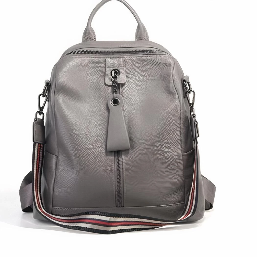 Sac à Dos Femme Grande Capacité En Cuir – Image 8