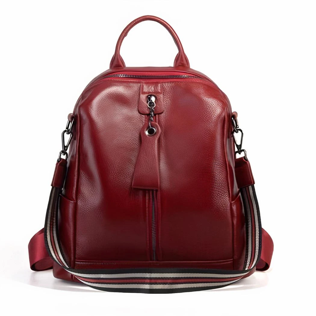 Sac à Dos Femme Grande Capacité En Cuir – Image 7