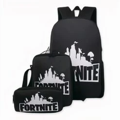 Sac à Dos Fortnite 3 Pièces Noir