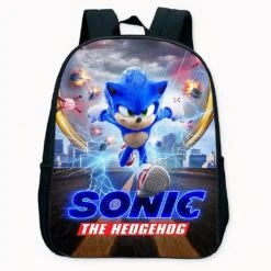 Sac à Dos D’école Sonic Pour Enfant