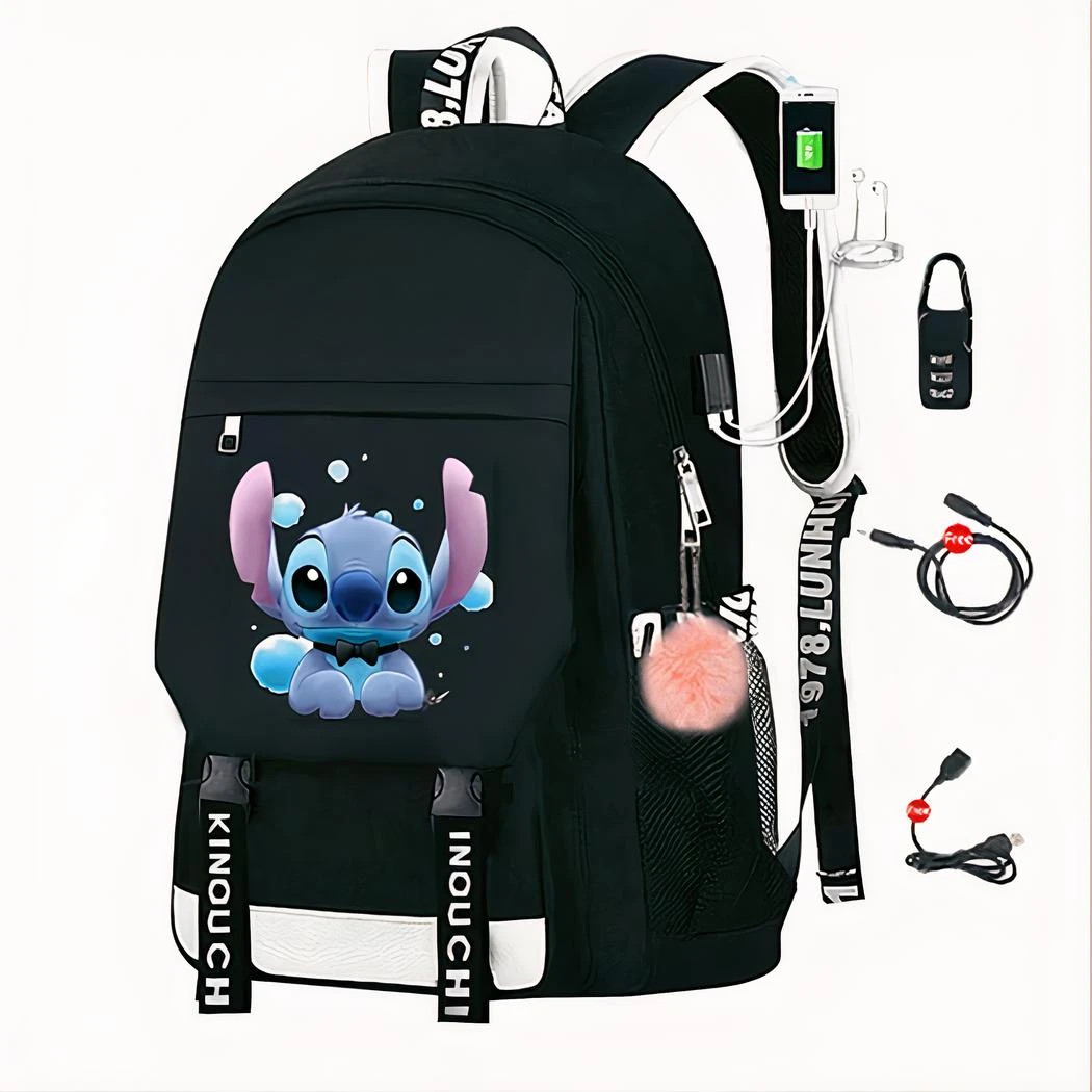 Sac à Dos Stitch Avec Chargeur USB – Image 8