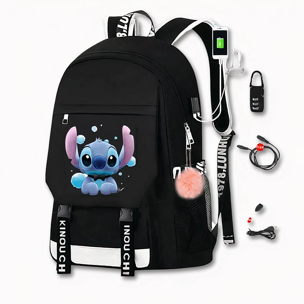 Sac à Dos Stitch Avec Chargeur USB
