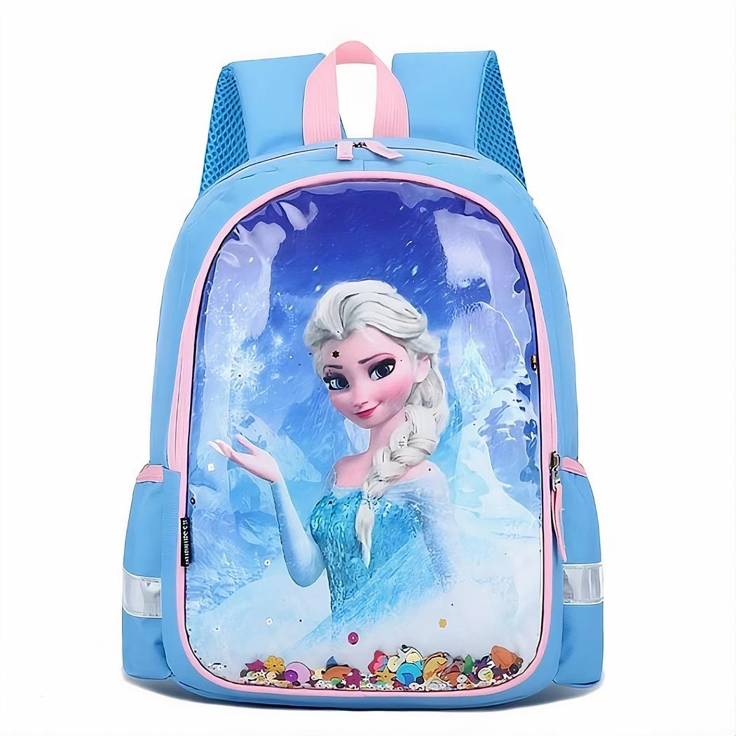 Sac à Dos D’école à Motif Elsa Pour Fille – Image 11