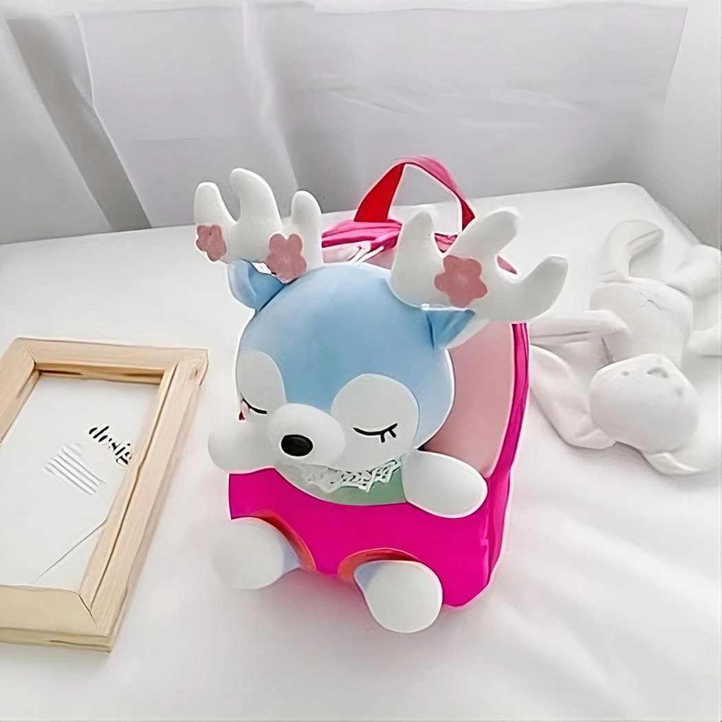 Sac à Dos D’école En Peluche Pour Enfant – Image 11