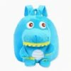Sac à Dos Dinosaure En Polaire Bleu