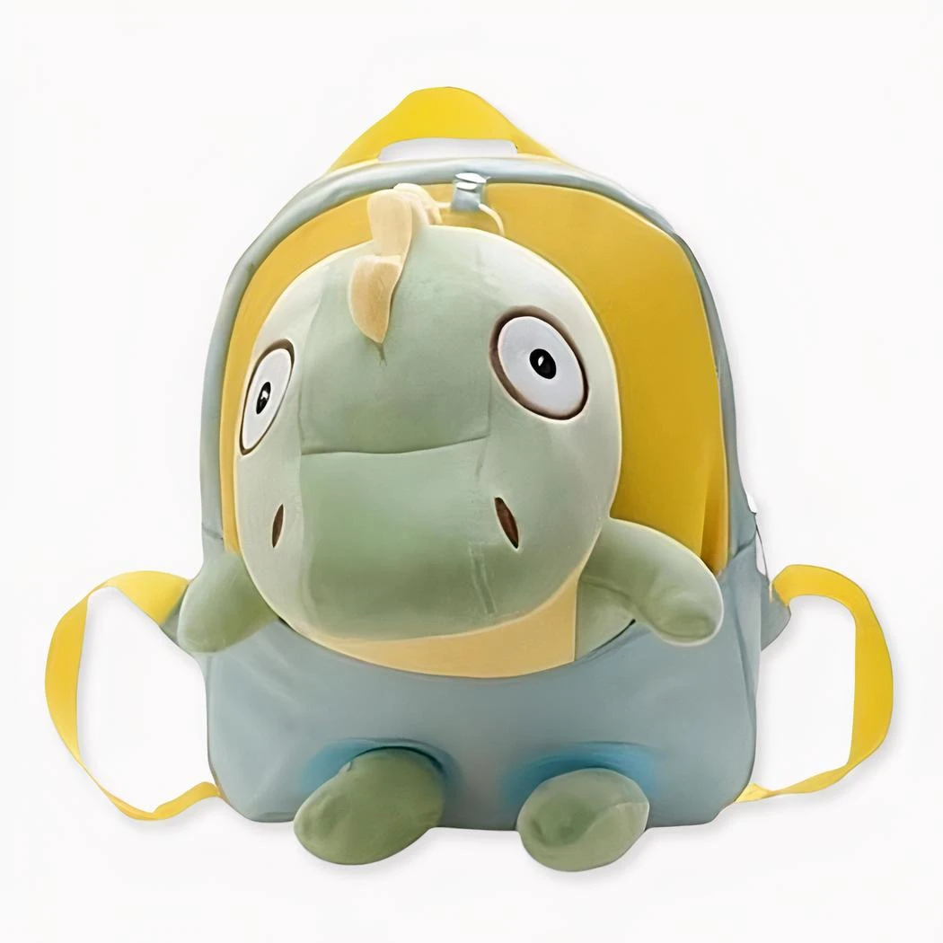 Sac à Dos Pour Enfant Peluche Dinosaure Jaune
