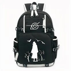 Sac Ă Dos Naruto Noir Et Blanc Motif Itachi