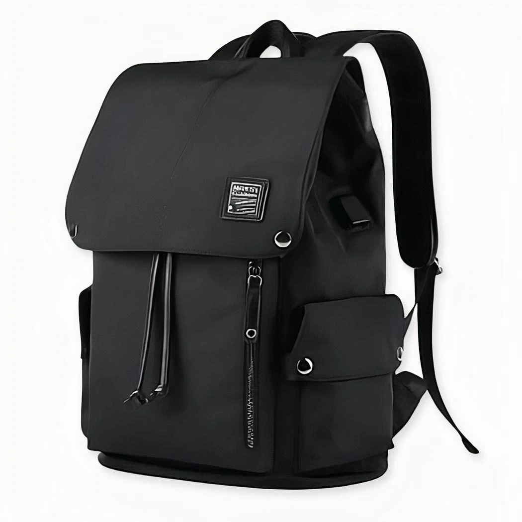 Sac à Dos Noir Style Simple Et Fonctionnel