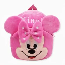 Sac à Dos En Peluche Rose De Minnie