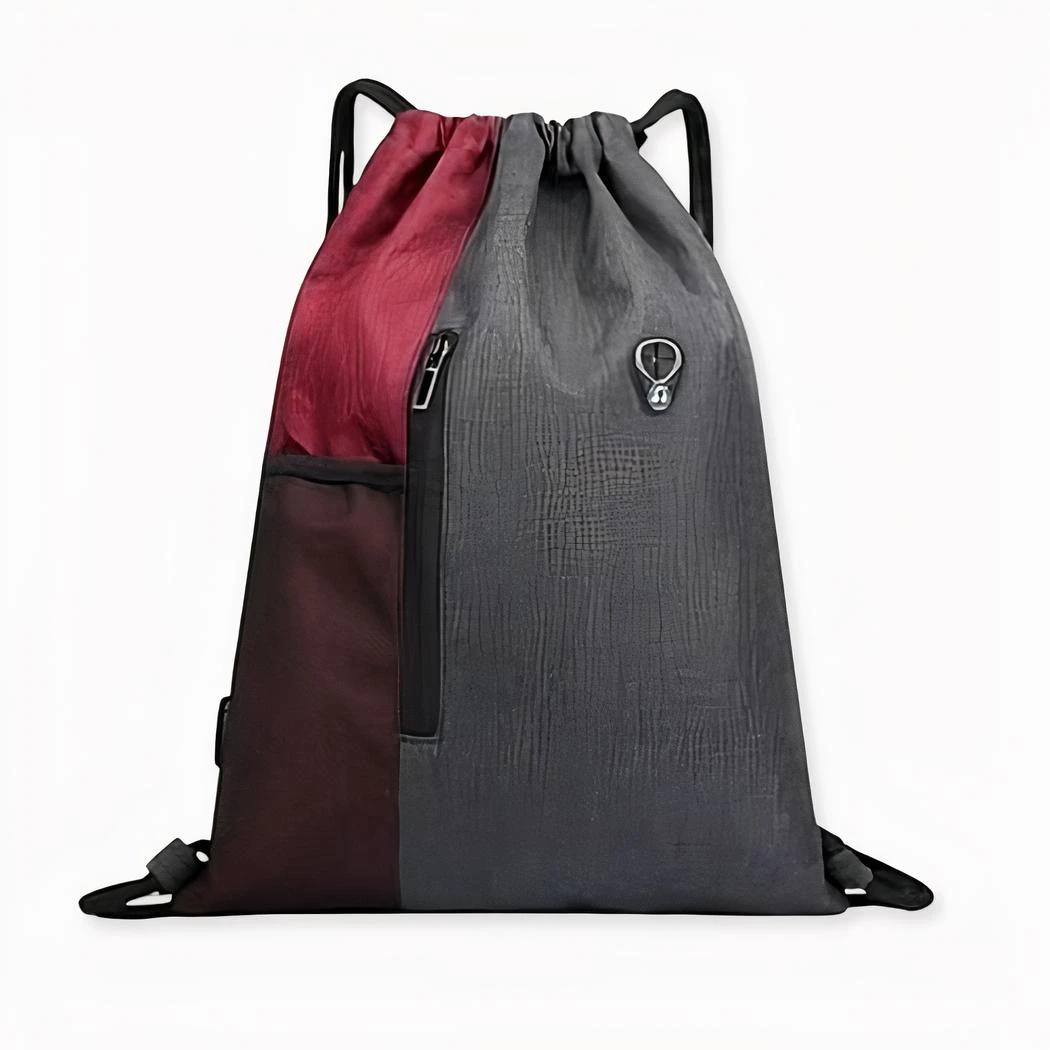 Sac à Dos Sport Deux Tons à Cordon