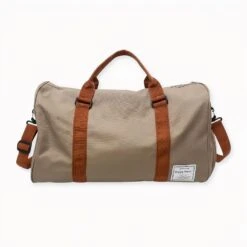 Sac De Voyage Grande Capacité Avec Bandoulière Marron