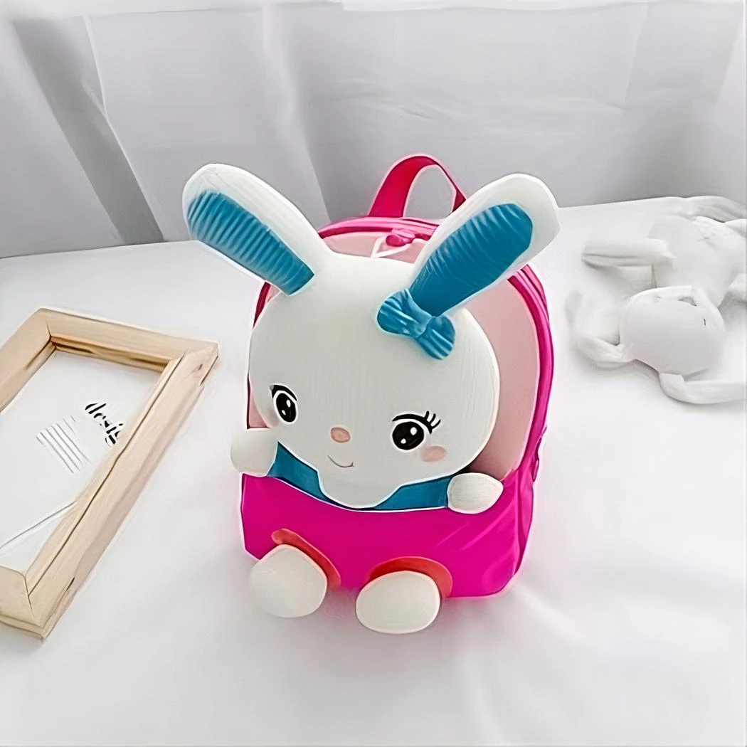 Sac à Dos D’école En Peluche De Lapin Pour Enfants – Image 7