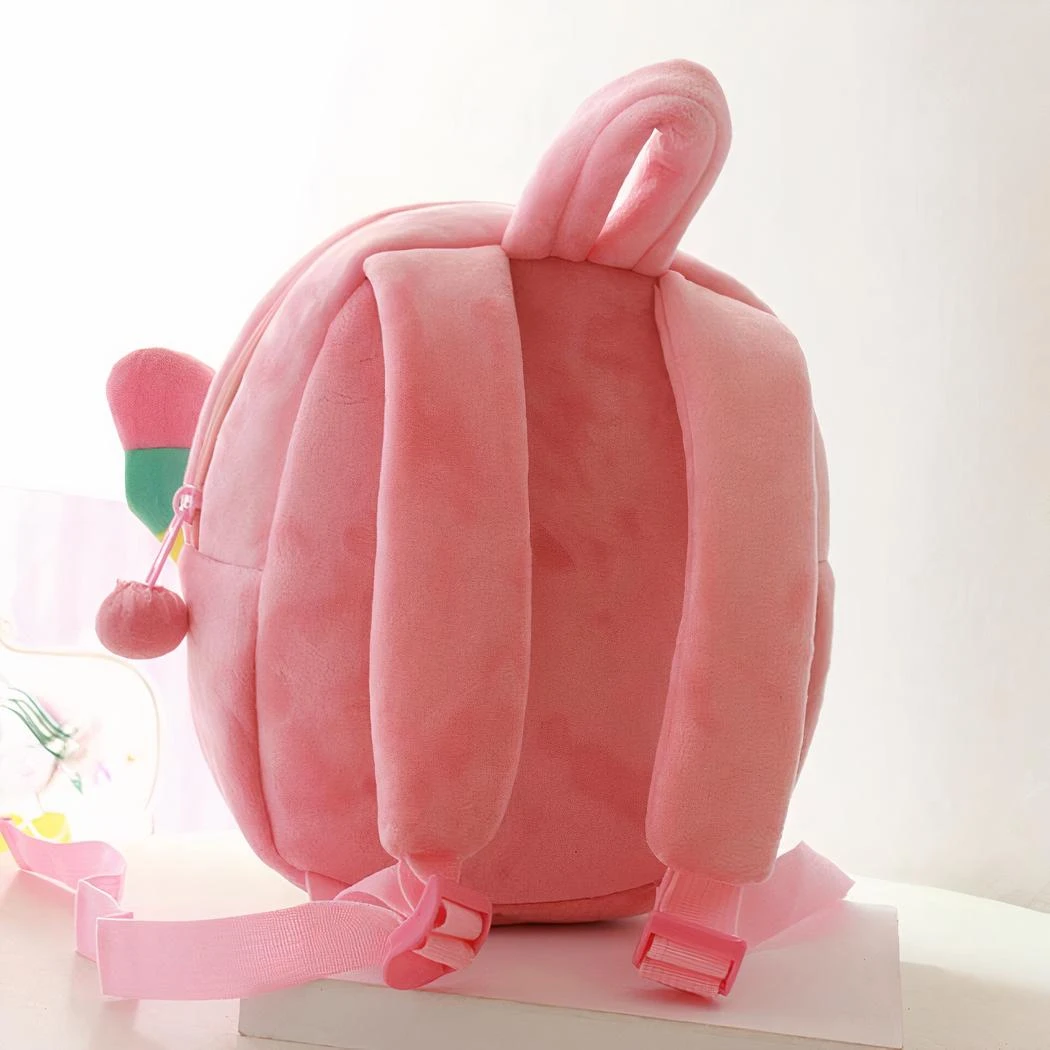 Petit Sac à Dos En Peluche D’une Licorne Souriante – Image 9