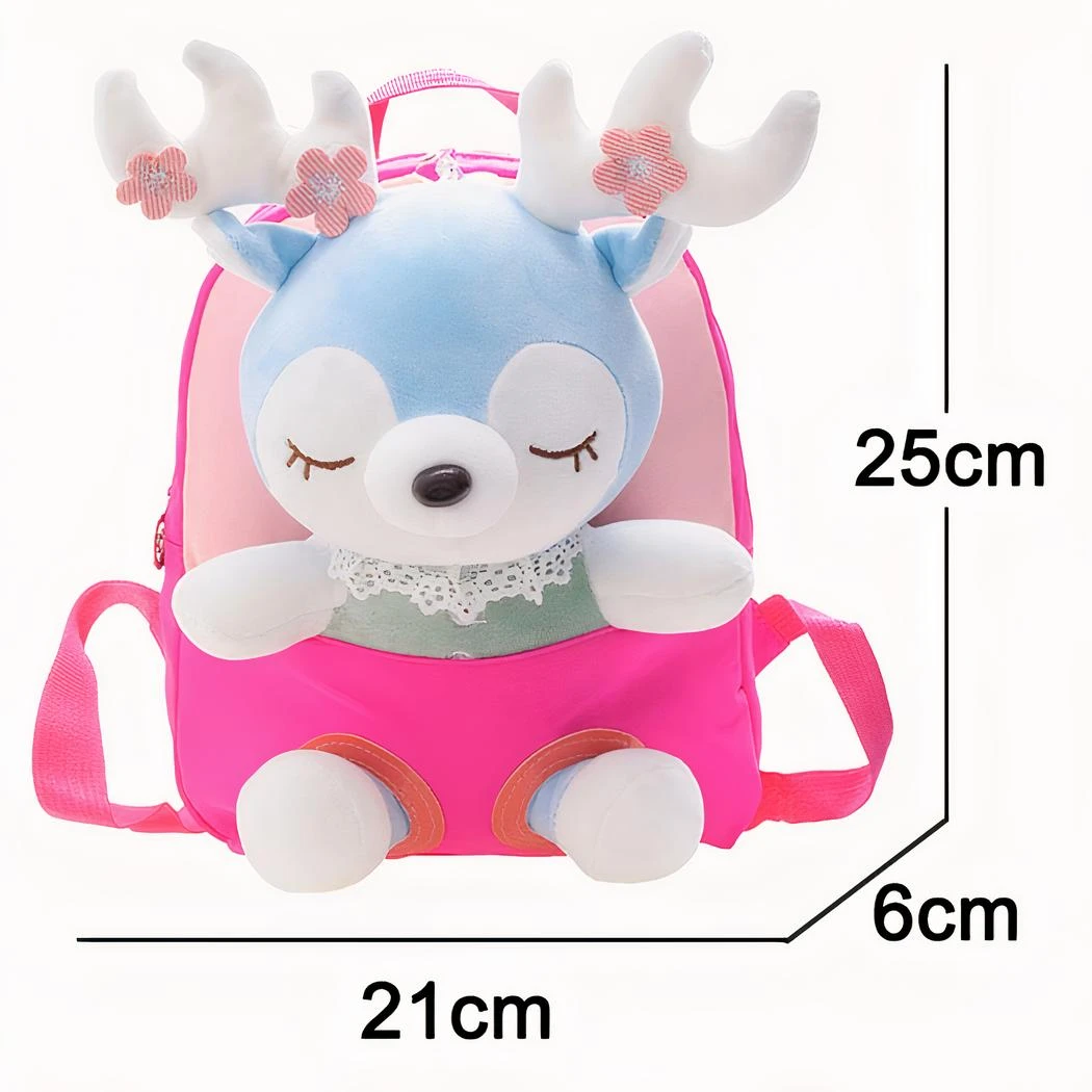 Sac à Dos D’école En Peluche Pour Enfant – Image 6