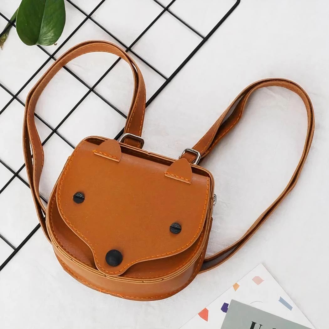 Sac à Dos Vintage Pour Enfant Avec Tête De Renard – Image 4