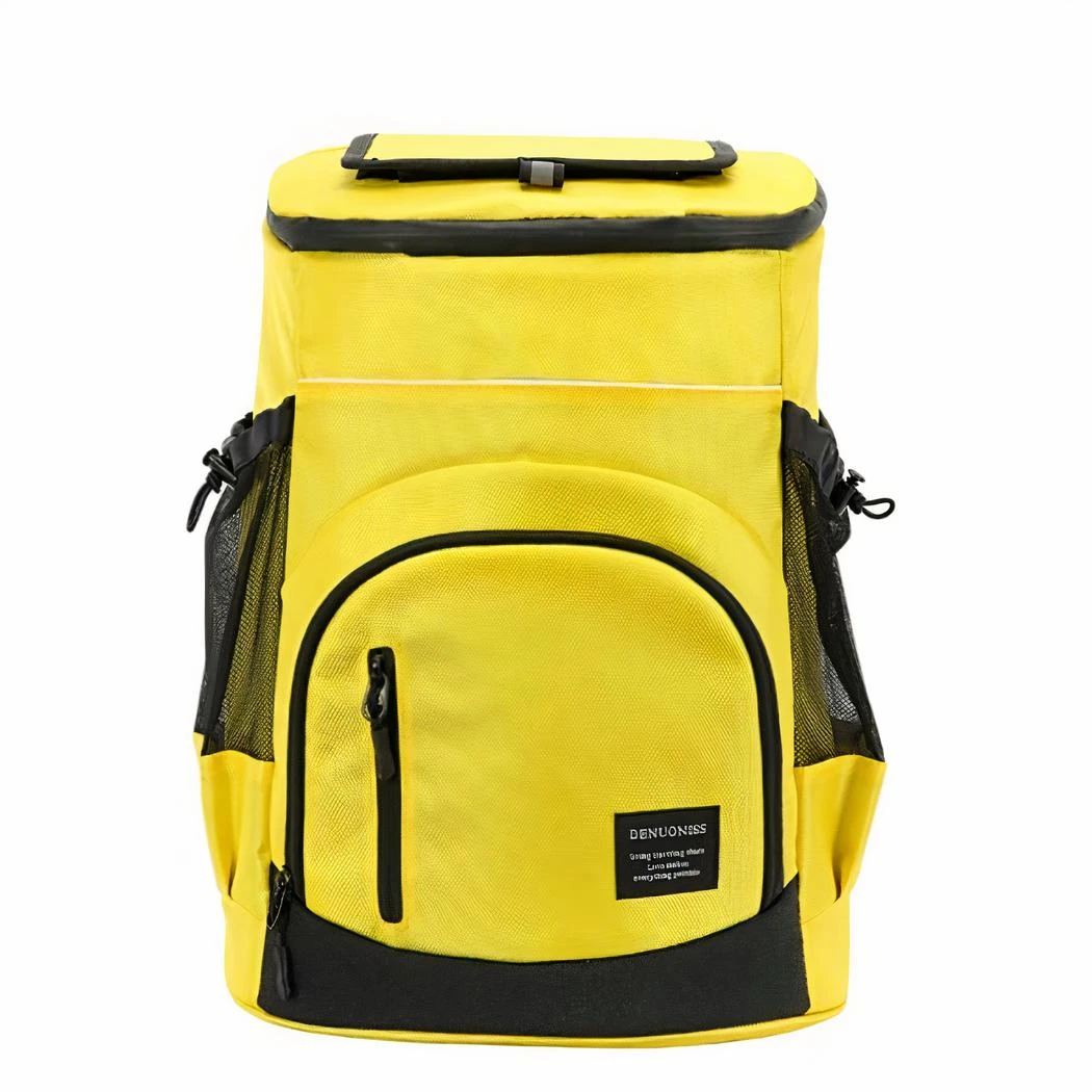 Sac à Dos Isotherme Couleur Unie Avec Glacière – Image 8