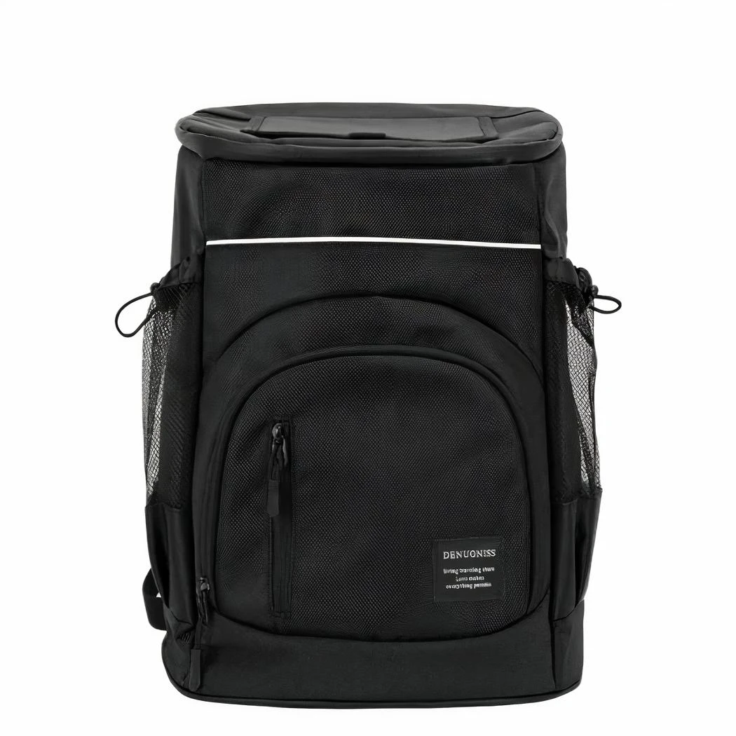 Sac à Dos Isotherme Couleur Unie Avec Glacière – Image 7