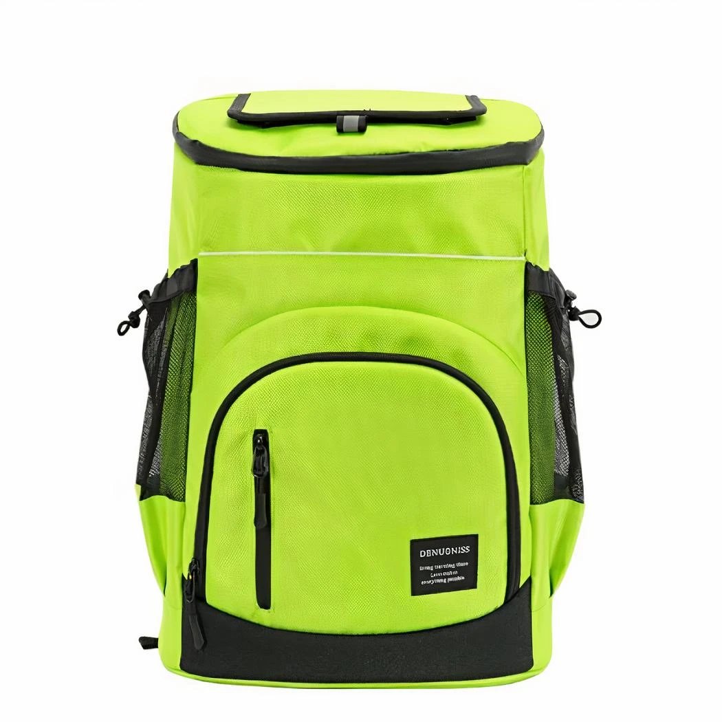 Sac à Dos Isotherme Couleur Unie Avec Glacière – Image 9